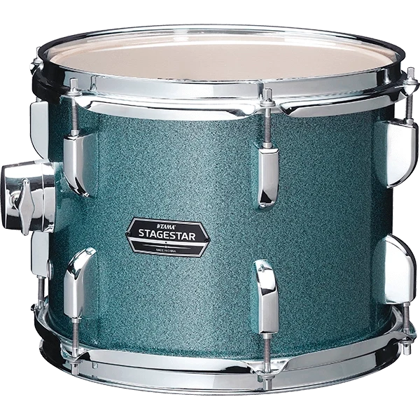 Detalle del tom TAMA STAGESTAR en acabado Sea Blue Mist