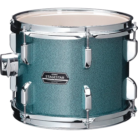 Detalle del tom TAMA STAGESTAR en acabado Sea Blue Mist