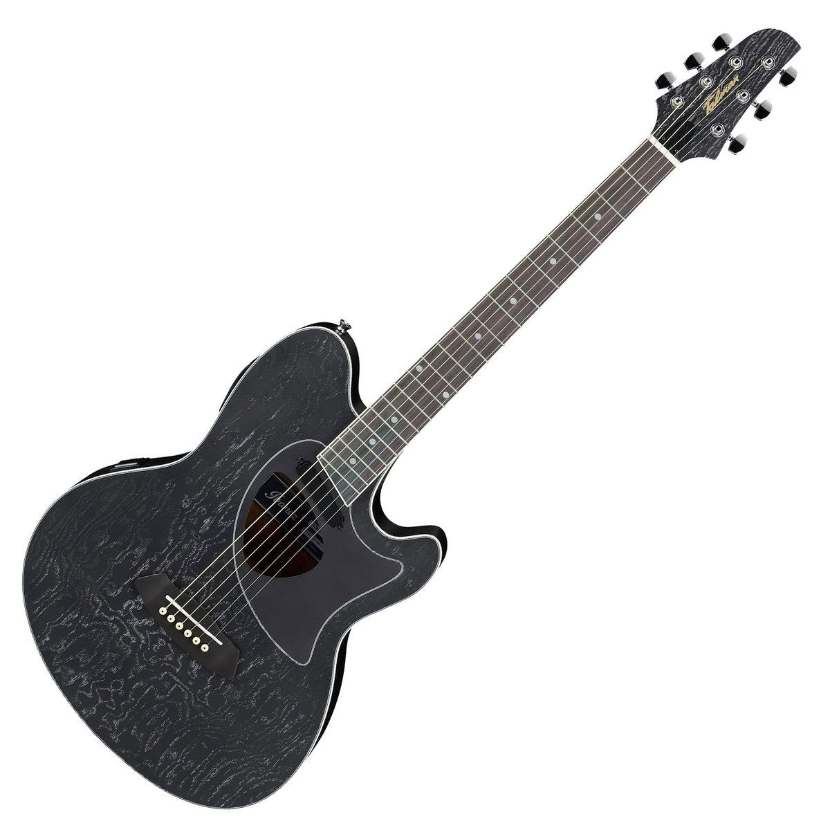 GUITARRA ELECTROACUSTICA IBAÑEZ TCM50GBO NEGRA