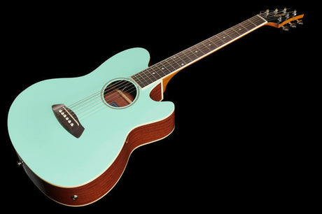 GUITARRA ELECTROACUSTICA IBAÑEZ TCY10E -SFH AGUAMARINA, imagen 2