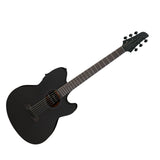 Guitarra electroacústica Ibanez TCY621-BOT Black Out, vista principal diagonal