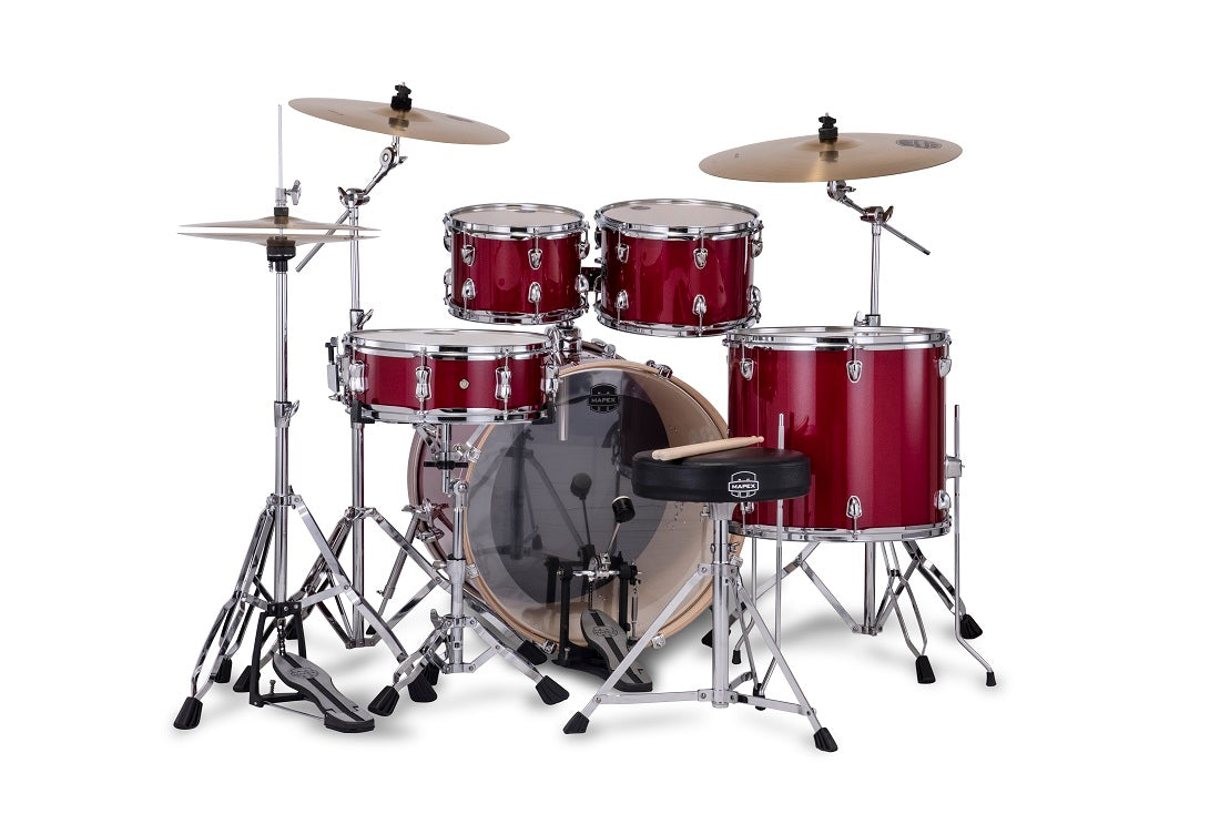 Batería Acústica Mapex Venus VE5294FTCVM Rojo Camersi