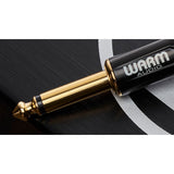 Cable Warm Audio Prem-TS-18', detalle de conectores dorados