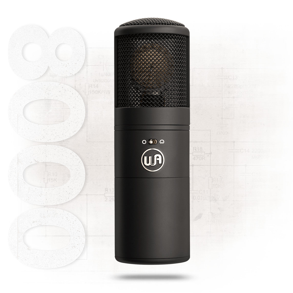 Warm Audio WA-8000 negro, vista adicional 1