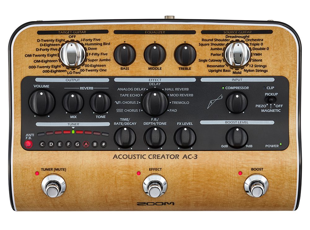 PEDAL EFECTOS ZOOM AC3/120GL