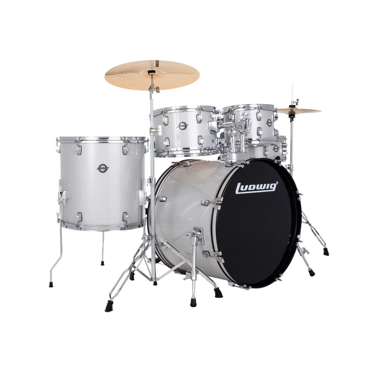 Batería Acústica Ludwig Accent Gris