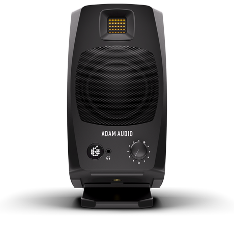 Monitor ADAM Audio D3V negro, vista frontal