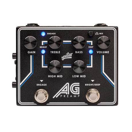 Pedal Aguilar AG Preamp/DI V2, vista frontal