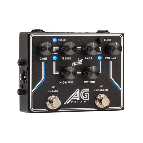 Pedal Aguilar AG Preamp/DI V2, vista principal en ángulo