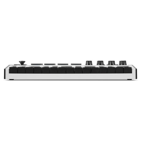 Controlador Akai MPK Mini MK3 blanco - vista de perfil