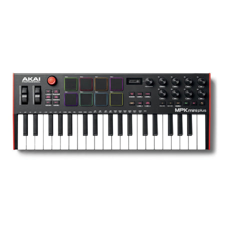 Controlador Akai MPK Mini Plus - vista frontal