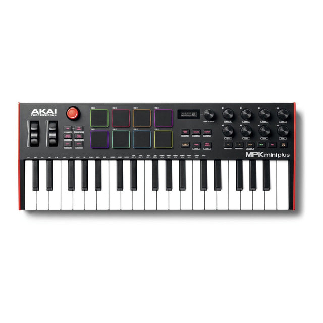 Controlador Akai MPK Mini Plus - vista frontal