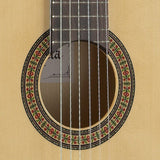 Guitarra Alhambra 3 F – detalle del cuerpo y la roseta