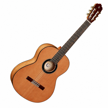 Guitarra Alhambra 6 Olivo – vista diagonal frontal completa