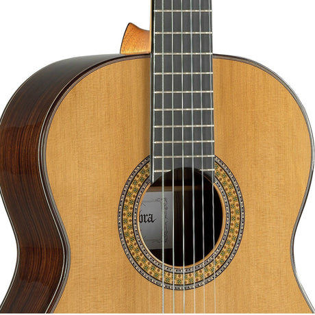 Guitarra Alhambra 9 P – detalle de la pala y clavijas