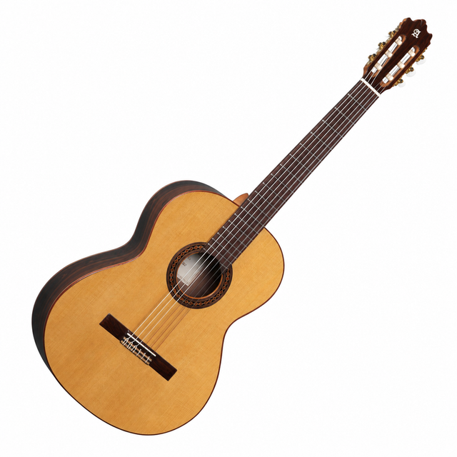 Guitarra Alhambra Iberia Ziricote – vista diagonal frontal completa
