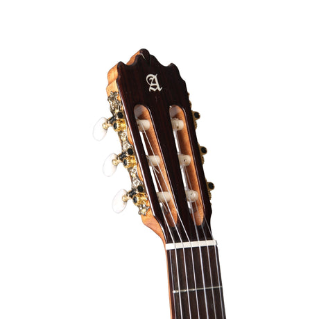 Guitarra Alhambra Iberia Ziricote – detalle del cuerpo y la roseta