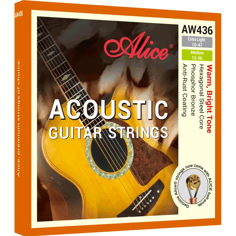 Encordado Alice AW436-XL para guitarra acústica