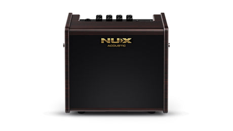 Amplificador acústico NUX AC-25, vista frontal oficial