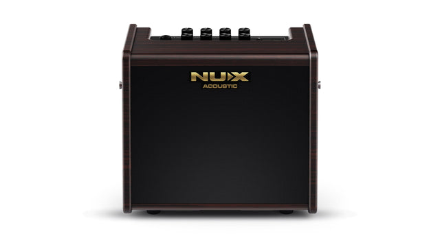 Amplificador acústico NUX AC-25, vista frontal oficial