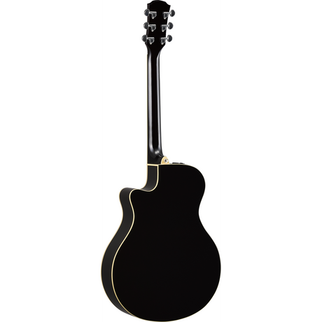 Guitarra electroacústica Yamaha APX600 Black vista posterior