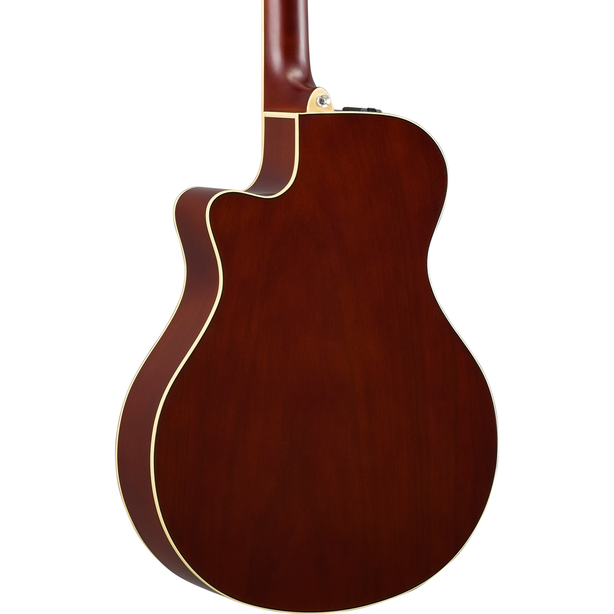 Guitarra electroacústica Yamaha APX600FM vista posterior