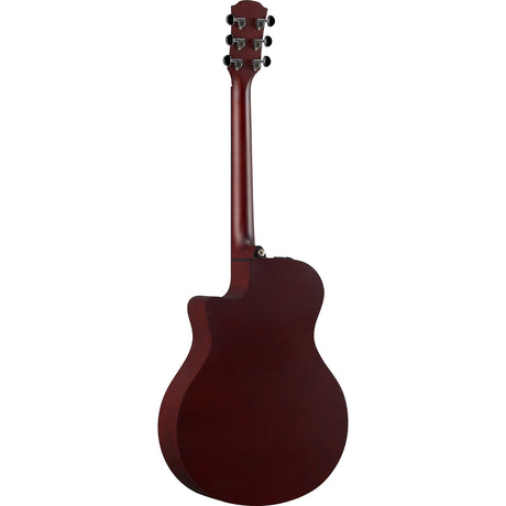 Guitarra electroacústica Yamaha APX600M Natural Satin vista posterior