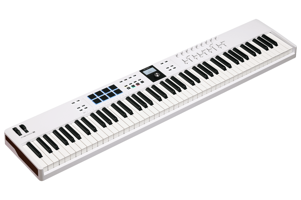 Controlador MIDI Arturia KeyLab Essential 88 mk3 blanco, vista adicional 3