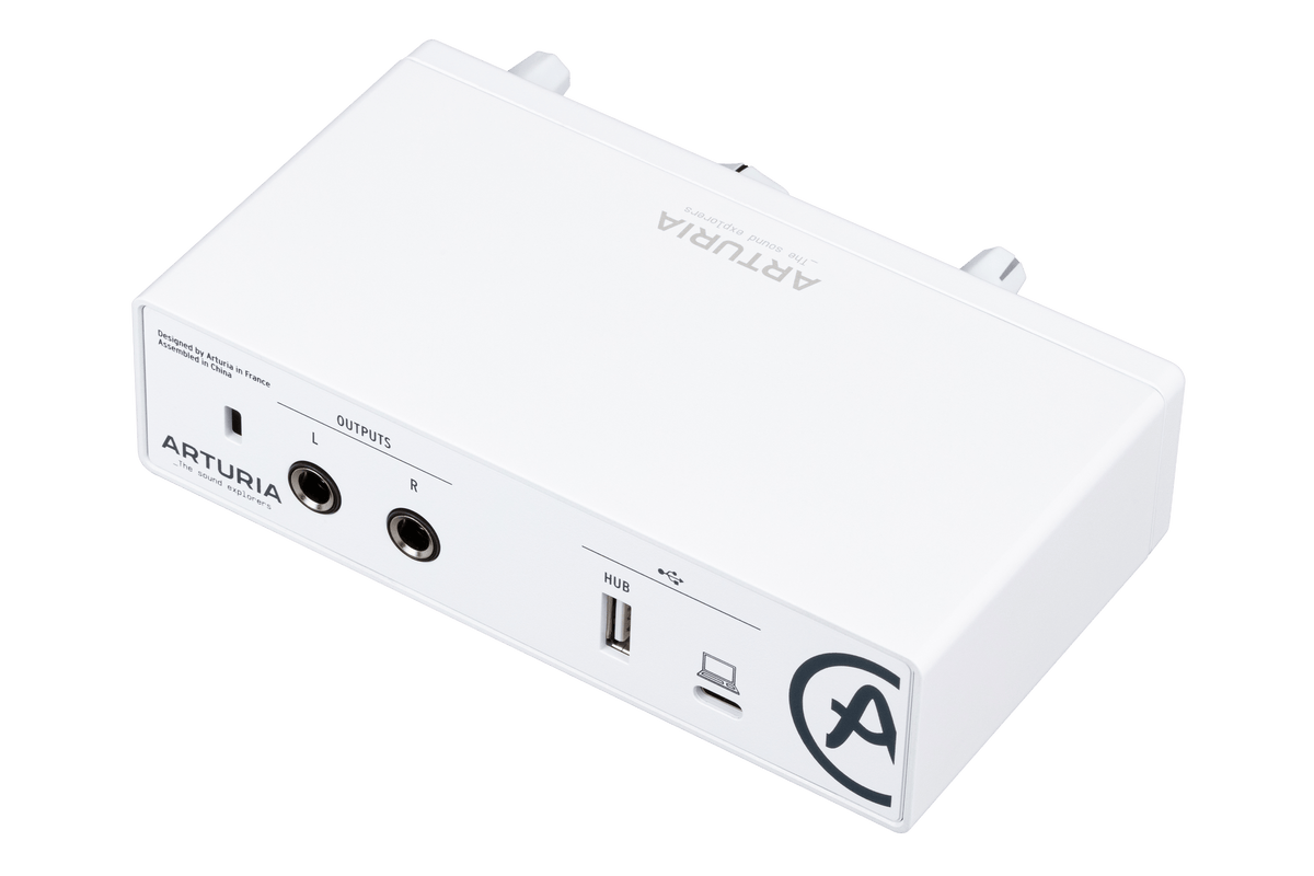 Interfaz de audio Arturia MiniFuse 1 blanca, vista adicional 2