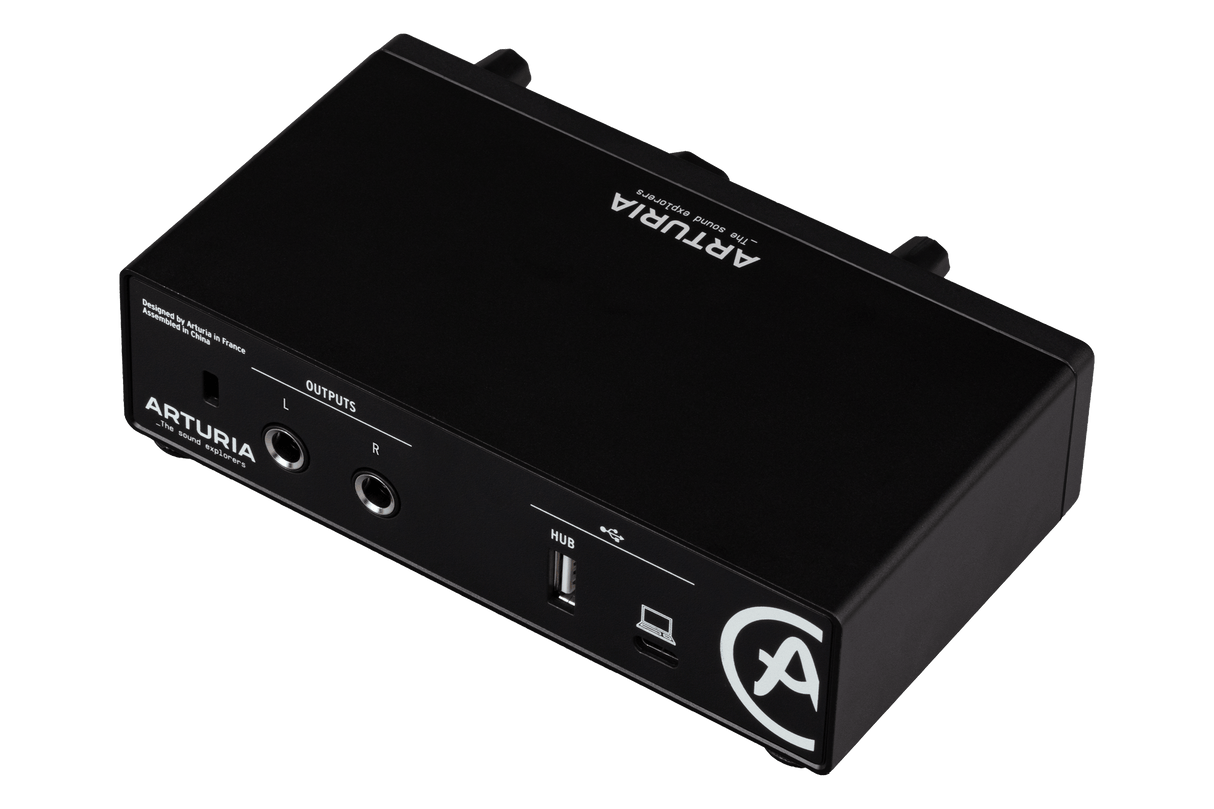 Interfaz de audio Arturia MiniFuse 1 negra, vista adicional 2