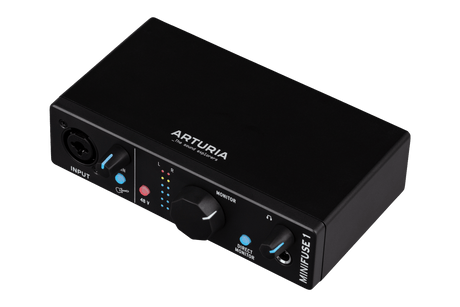 Interfaz de audio Arturia MiniFuse 1 negra, vista adicional 3