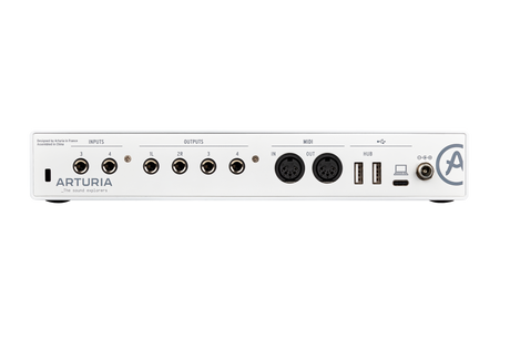 Interfaz de audio Arturia MiniFuse 4 blanca, vista adicional 1