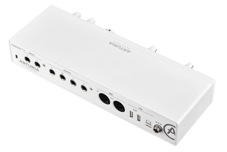 Interfaz de audio Arturia MiniFuse 4 blanca, vista adicional 2