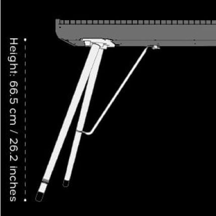 Base Arturia Wooden Legs para KeyLab 88 MkII, vista de uso 1