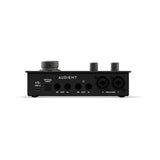 Panel trasero y conexiones de la interfaz de audio Audient iD14