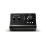 Interfaz de audio Audient iD14, vista superior sobre fondo blanco