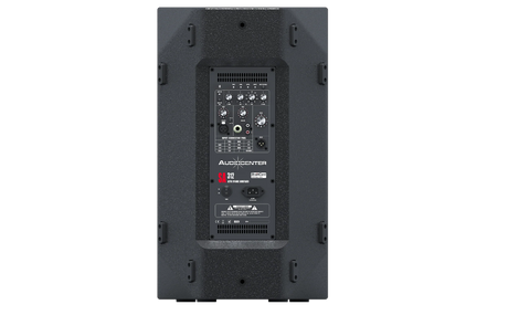 Panel posterior y conexiones del altavoz activo Audiocenter SA312