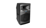 Altavoz activo Audiocenter SA312 negro, vista frontal en ángulo