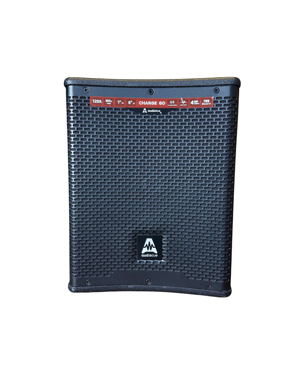 Cabina Audiolive Charge GO, vista frontal