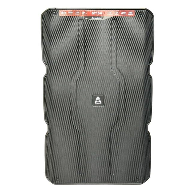 Cabina Audiolive GT15A, vista frontal