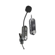 Sistema inalámbrico Aurora XW-6 para saxofón con transmisor, receptor y micrófono sobre fondo blanco