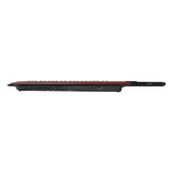 Roland AX-Edge negro con Edge Blade roja en vista lateral