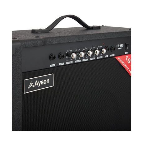 Amplificador Bajo Ayson TB60, vista adicional 2 sobre fondo blanco