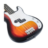 Bajo Ayson 4 Cuerdas PB1 Sunburst, vista adicional 3 sobre fondo blanco