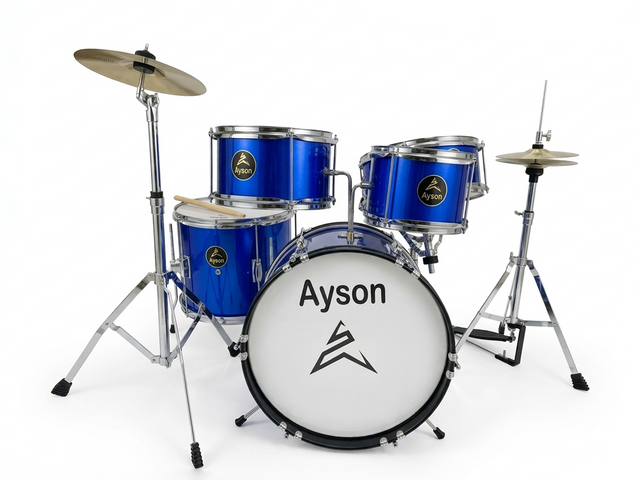 Batería acústica junior AYSON CDS-045 azul, vista principal