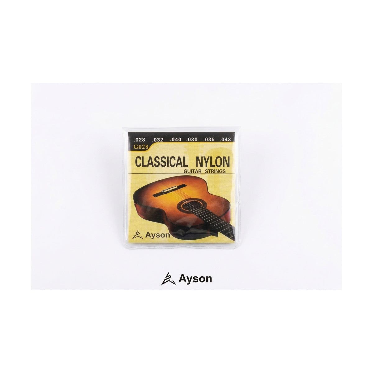 Encordado Ayson G028 Nylon sobre fondo blanco