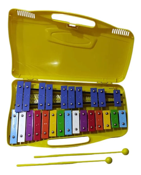 Metalófono AYSON MT25 color amarillo, vista principal