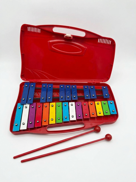 Metalófono AYSON MT25 color rojo, vista principal