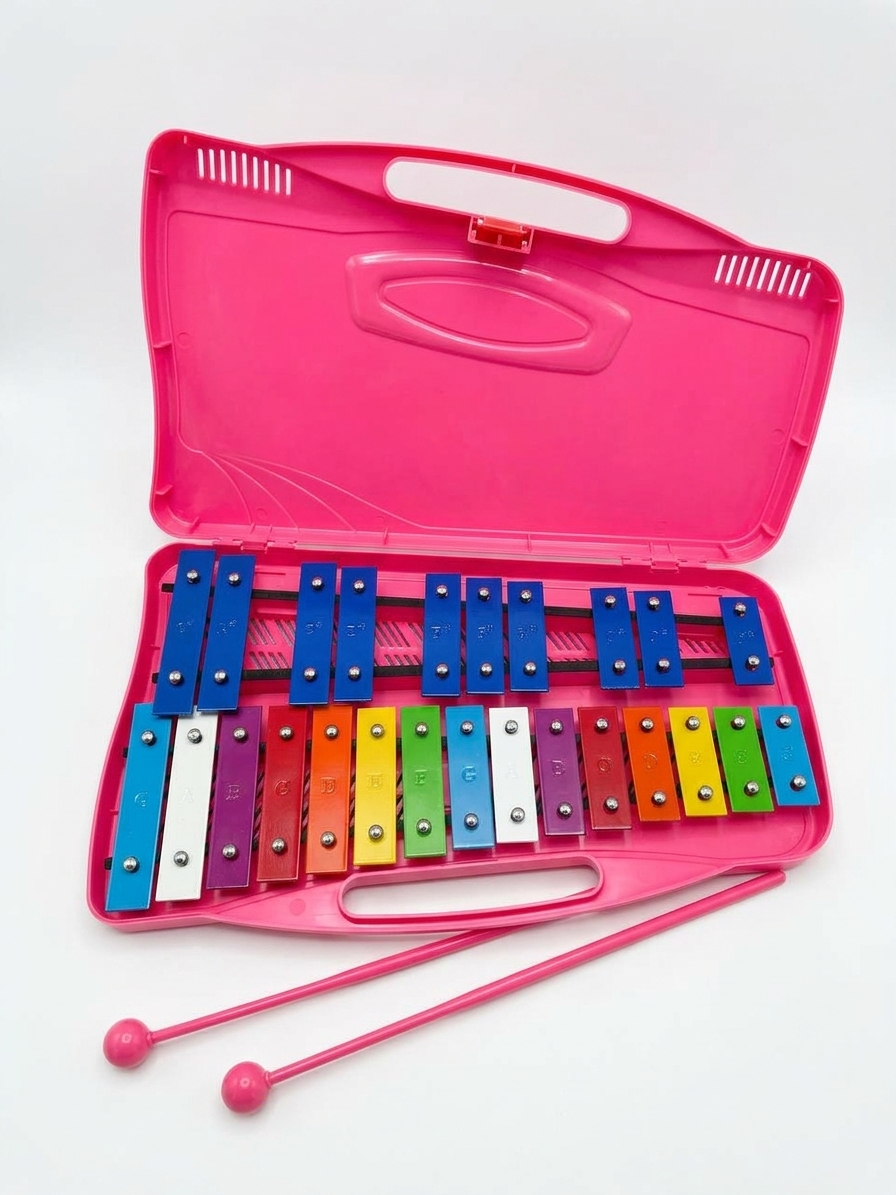 Metalófono AYSON MT25 color rosado, vista principal