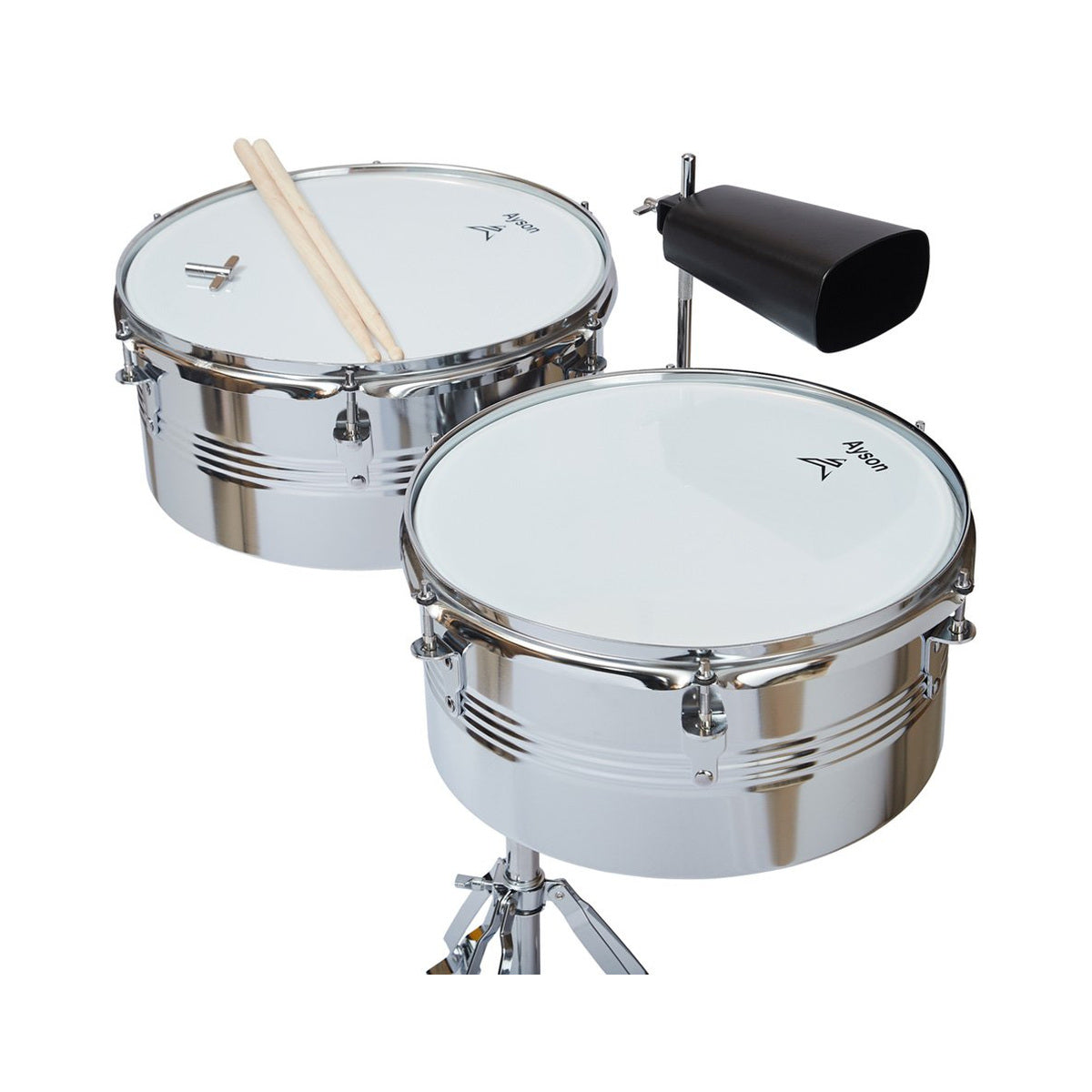 Timbal Ayson Plateado, vista adicional 2 sobre fondo blanco